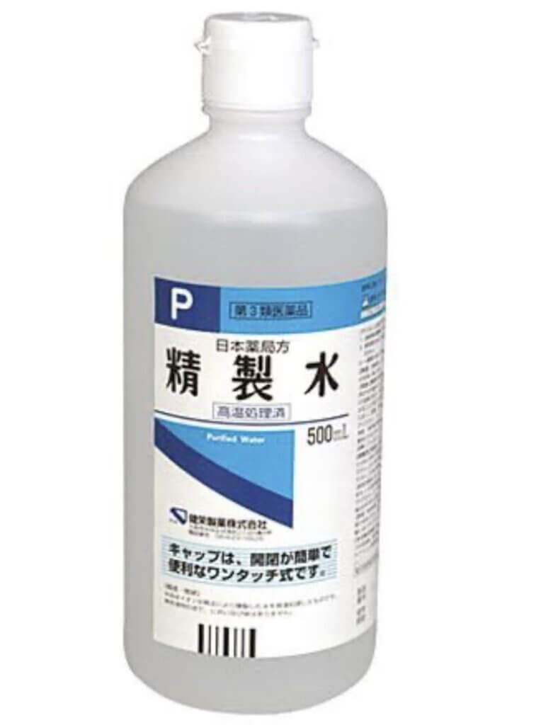 脱毛機 精製水